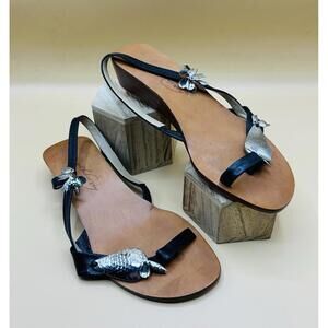 Rachel Comey Black Leather Sandals, SZ 6, $425 Retail, New, Display